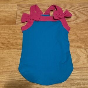 Dog Dress - Blue Pink